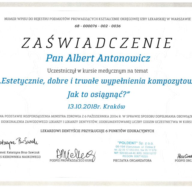 Powiększ obraz: certificate 8