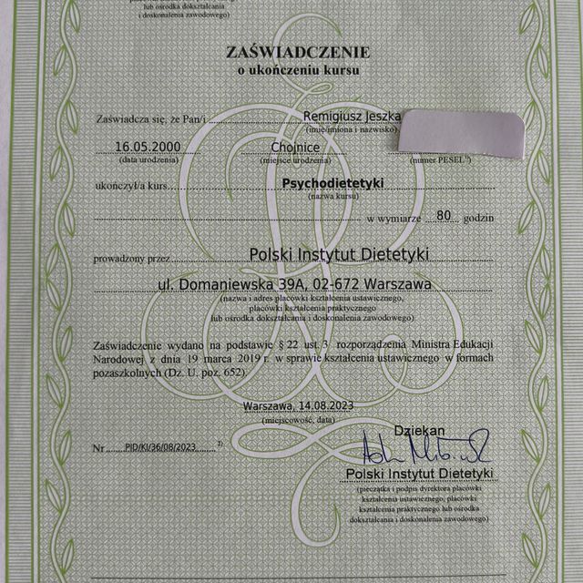 Powiększ obraz: certificate 11