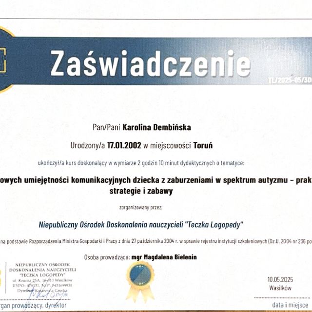 Powiększ obraz: certificate 5