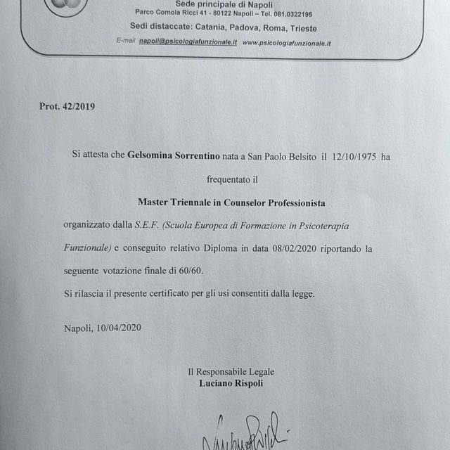 Ingrandire l'immagine: certificate 1