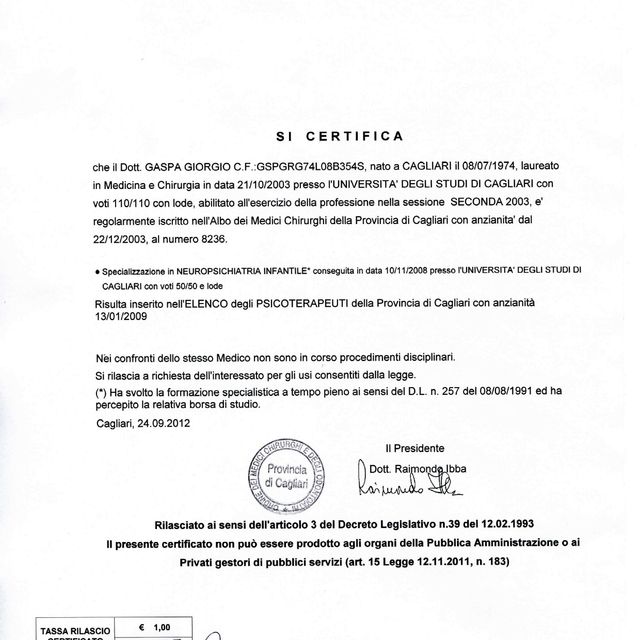 Ingrandire l'immagine: certificate 1