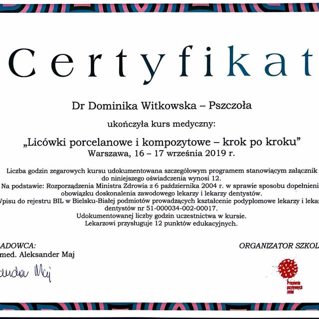 Powiększ obraz: certificate 8