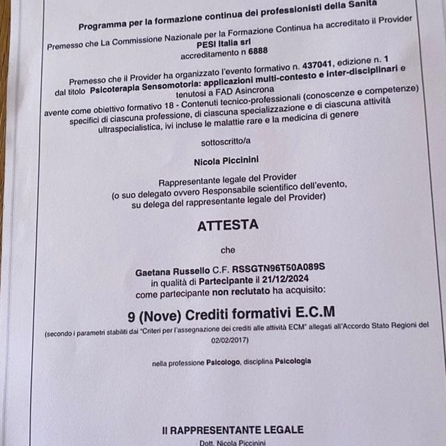 Ingrandire l'immagine: certificate 3