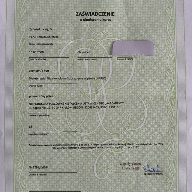 Powiększ obraz: certificate 13