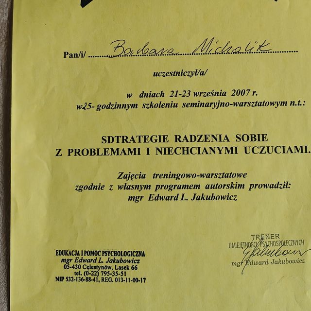 Powiększ obraz: certificate 9