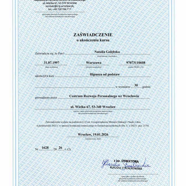 Powiększ obraz: certificate 1