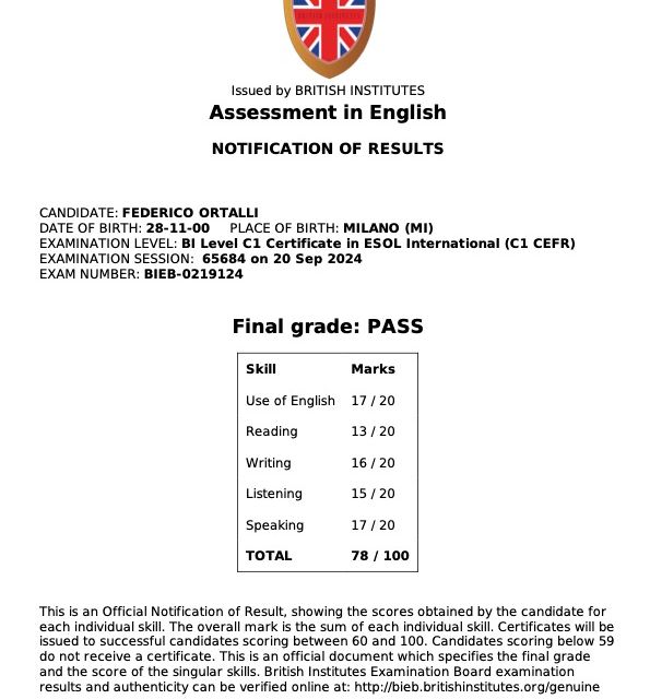 Ingrandire l'immagine: certificate 4