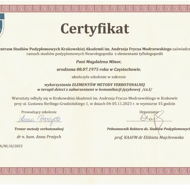Powiększ obraz: certificate 10