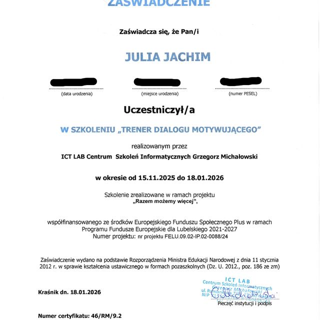 Powiększ obraz: certificate 4