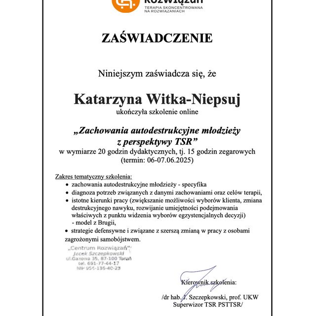 Powiększ obraz: certificate 17