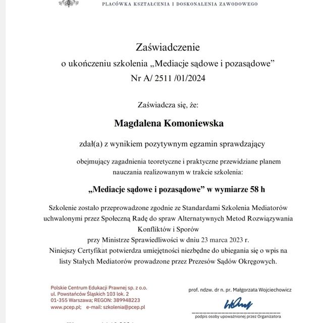 Powiększ obraz: certificate 1