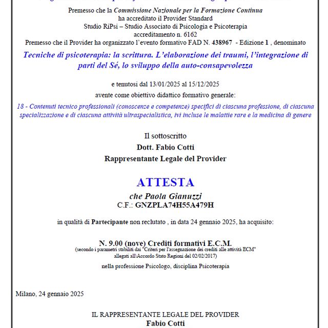 Ingrandire l'immagine: certificate 6