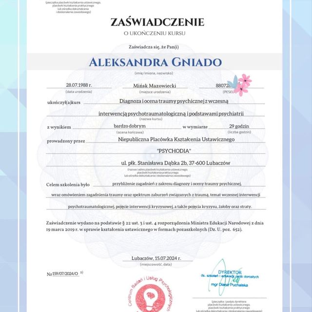 Powiększ obraz: certificate 22