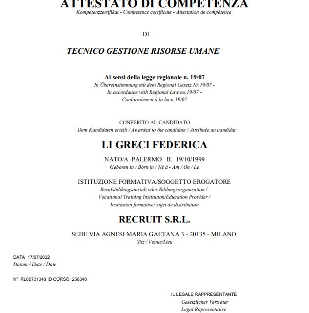 Ingrandire l'immagine: certificate 1