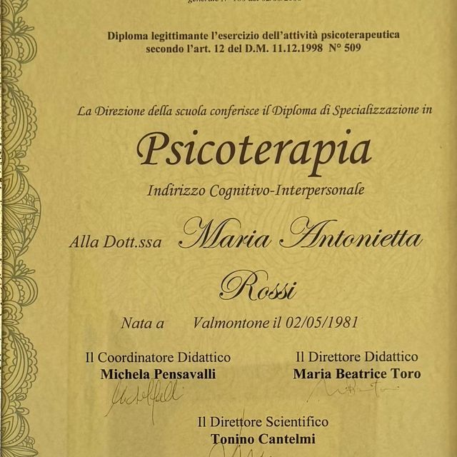 Ingrandire l'immagine: certificate 5