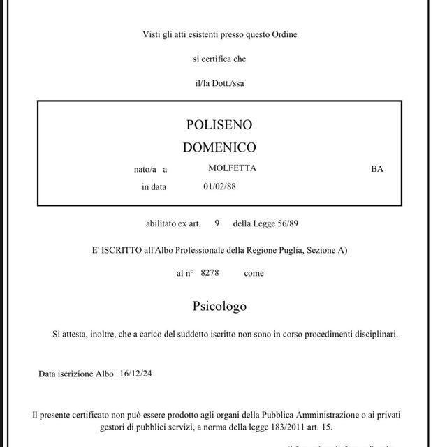 Ingrandire l'immagine: certificate 2