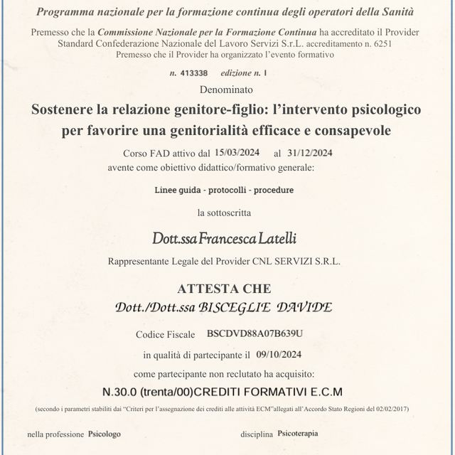 Ingrandire l'immagine: certificate 8