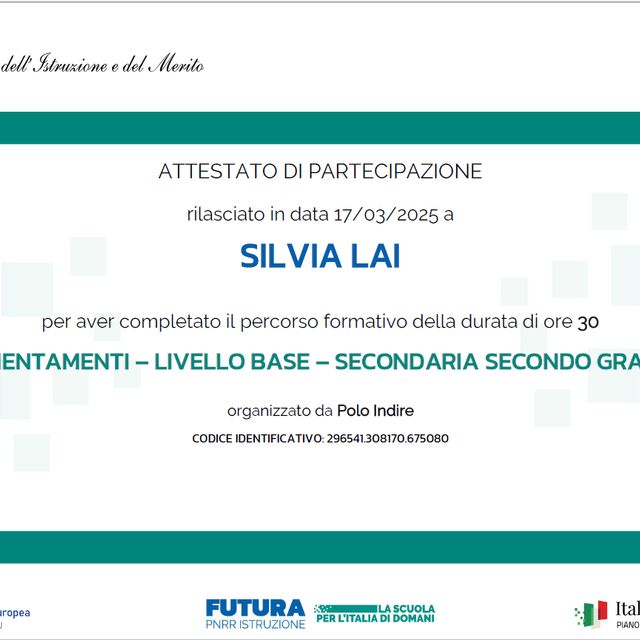 Ingrandire l'immagine: certificate 4