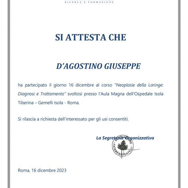 Ingrandire l'immagine: certificate 10