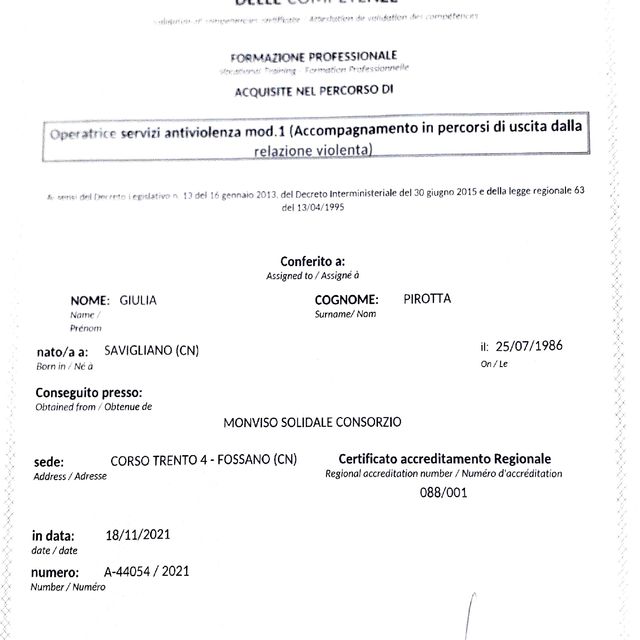 Ingrandire l'immagine: certificate 3