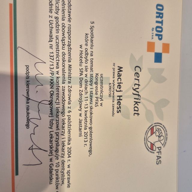 Powiększ obraz: certificate 8