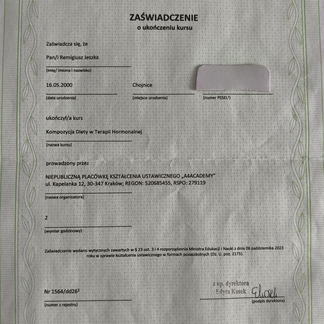 Powiększ obraz: certificate 26