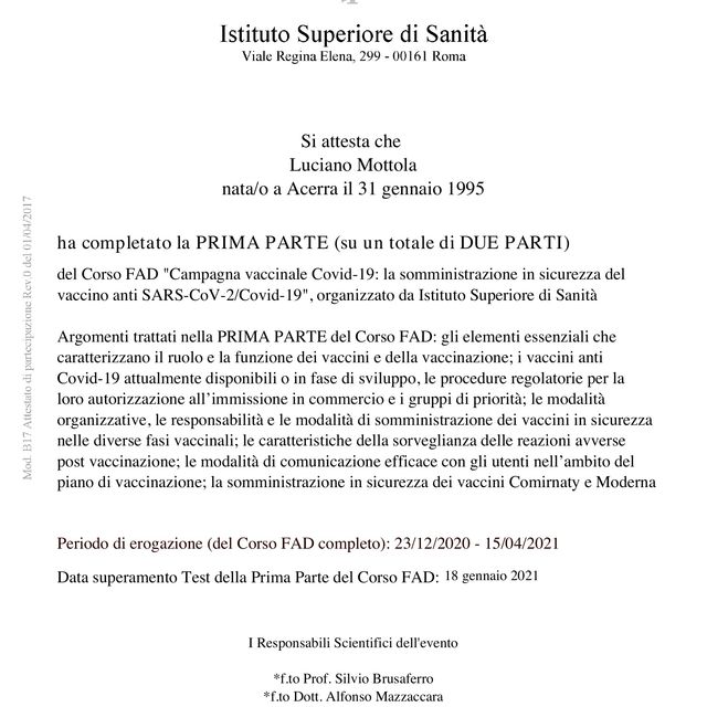 Ingrandire l'immagine: certificate 66