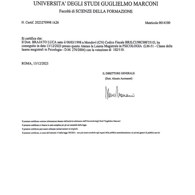 Ingrandire l'immagine: certificate 1