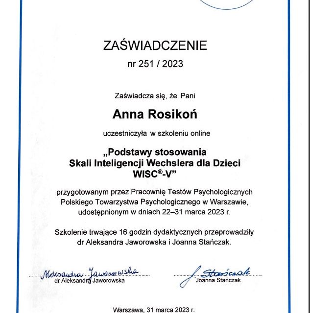Powiększ obraz: certificate 16