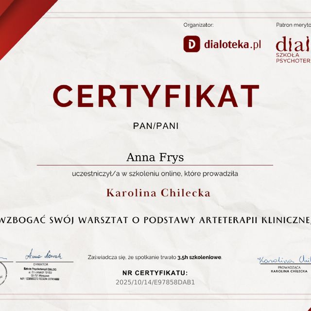 Powiększ obraz: certificate 101