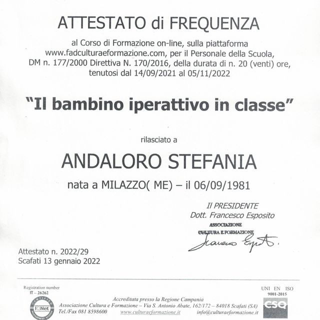 Ingrandire l'immagine: certificate 6