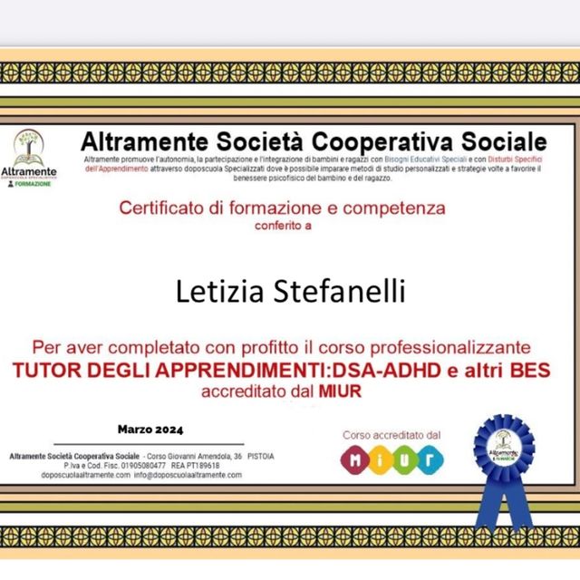Ingrandire l'immagine: certificate 4