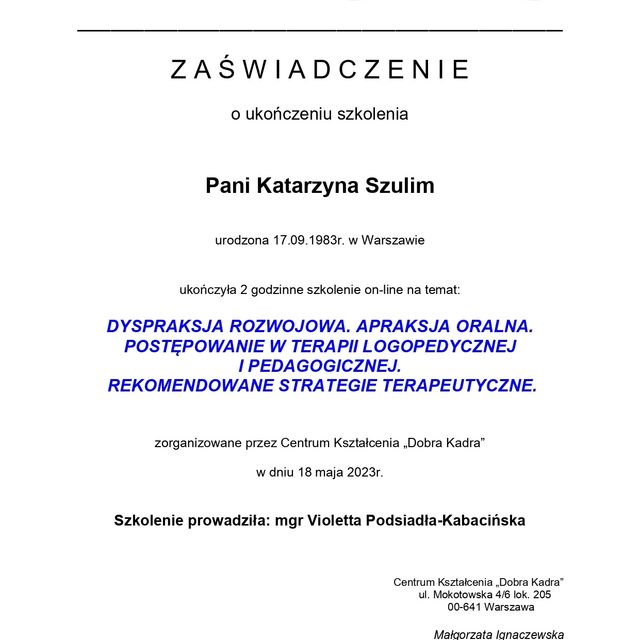 Powiększ obraz: certificate 7