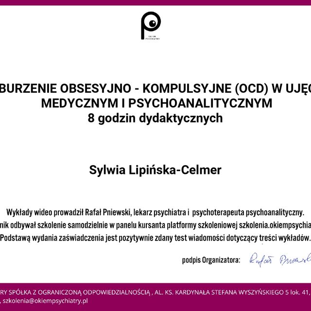 Powiększ obraz: certificate 18