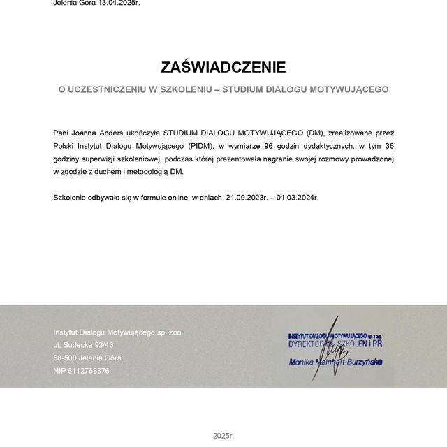 Powiększ obraz: certificate 2