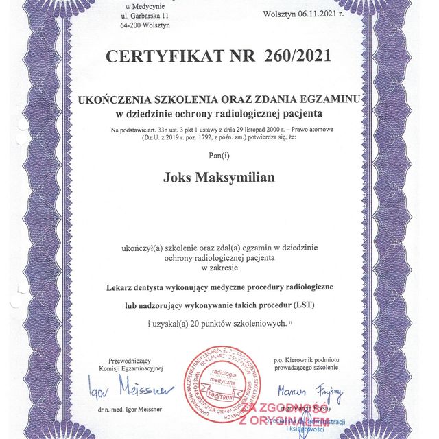 Powiększ obraz: certificate 1