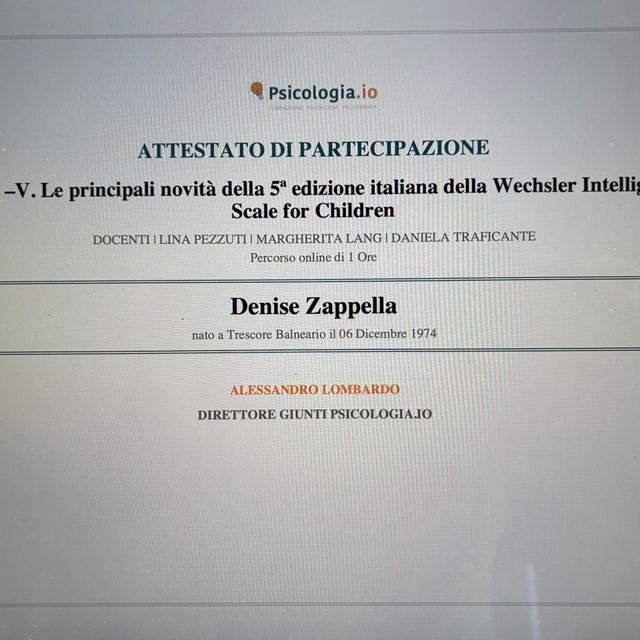 Ingrandire l'immagine: certificate 10