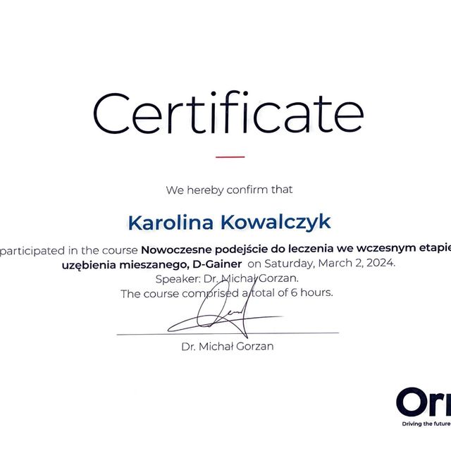 Powiększ obraz: certificate 15