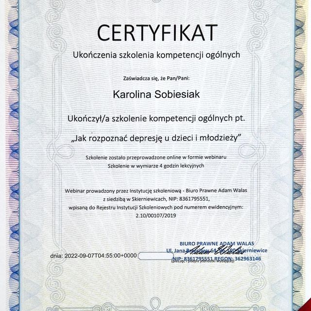 Powiększ obraz: certificate 8