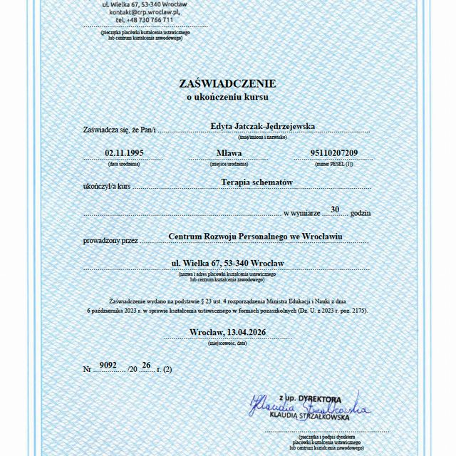 Powiększ obraz: certificate 10