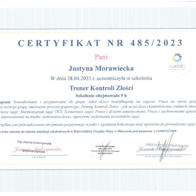 Powiększ obraz: certificate 17