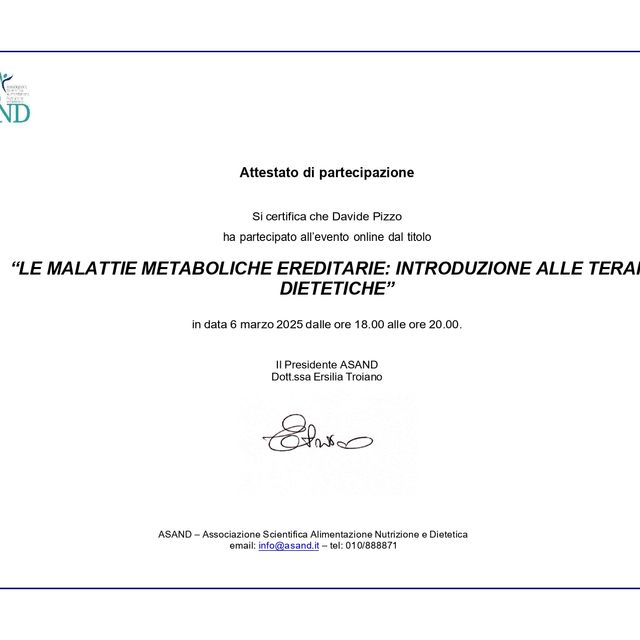 Ingrandire l'immagine: certificate 10