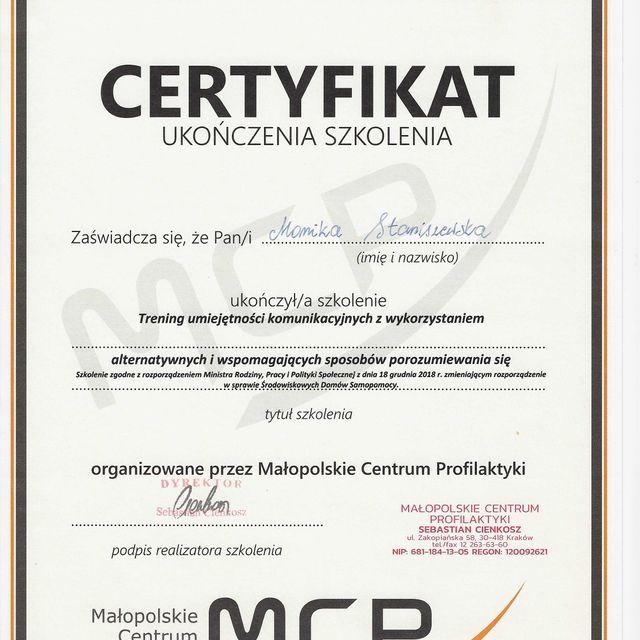 Powiększ obraz: certificate 20