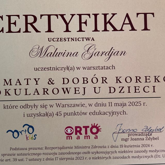 Powiększ obraz: certificate 17