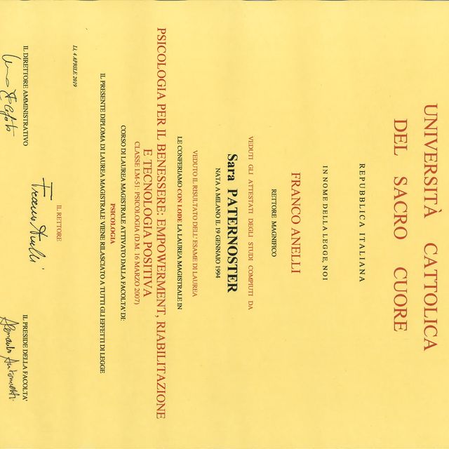 Ingrandire l'immagine: certificate 1