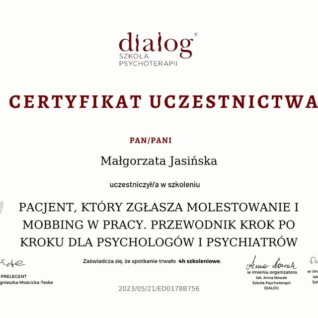 Powiększ obraz: certificate 17