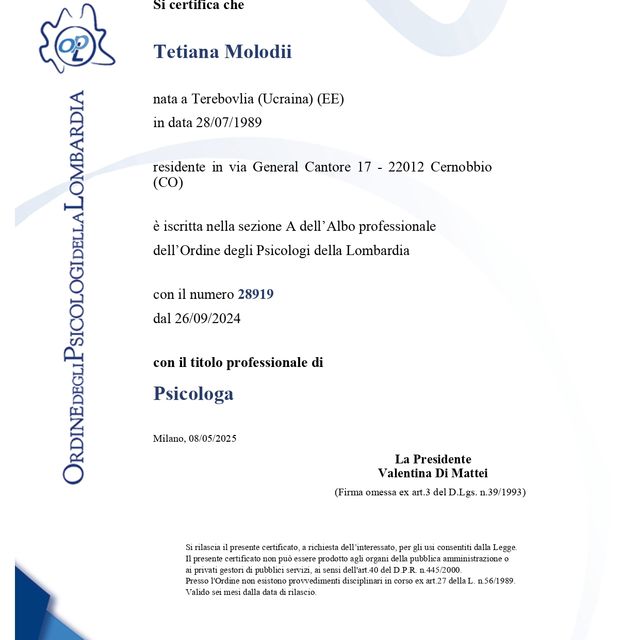 Ingrandire l'immagine: certificate 2