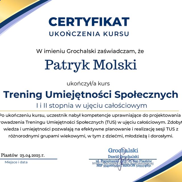 Powiększ obraz: certificate 67