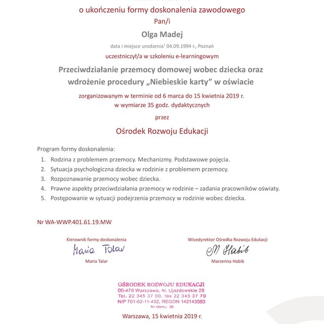 Powiększ obraz: certificate 7