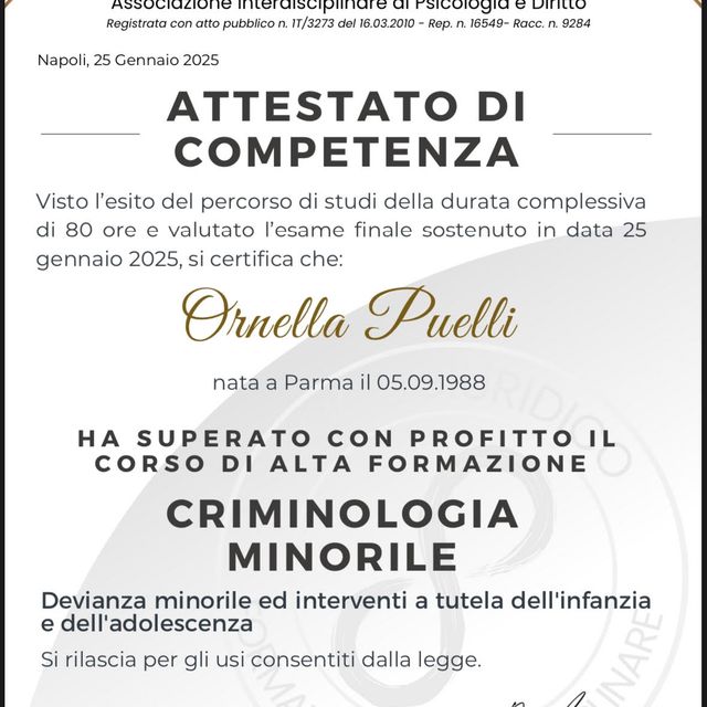 Ingrandire l'immagine: certificate 3